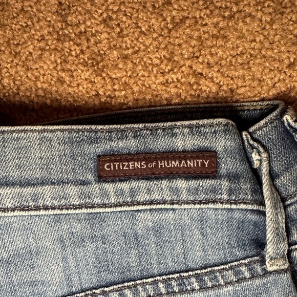 Citizens of Humanity Thompson Med Rise Cropped Skinny Denim Preloved Designer - Picture 2 of 13